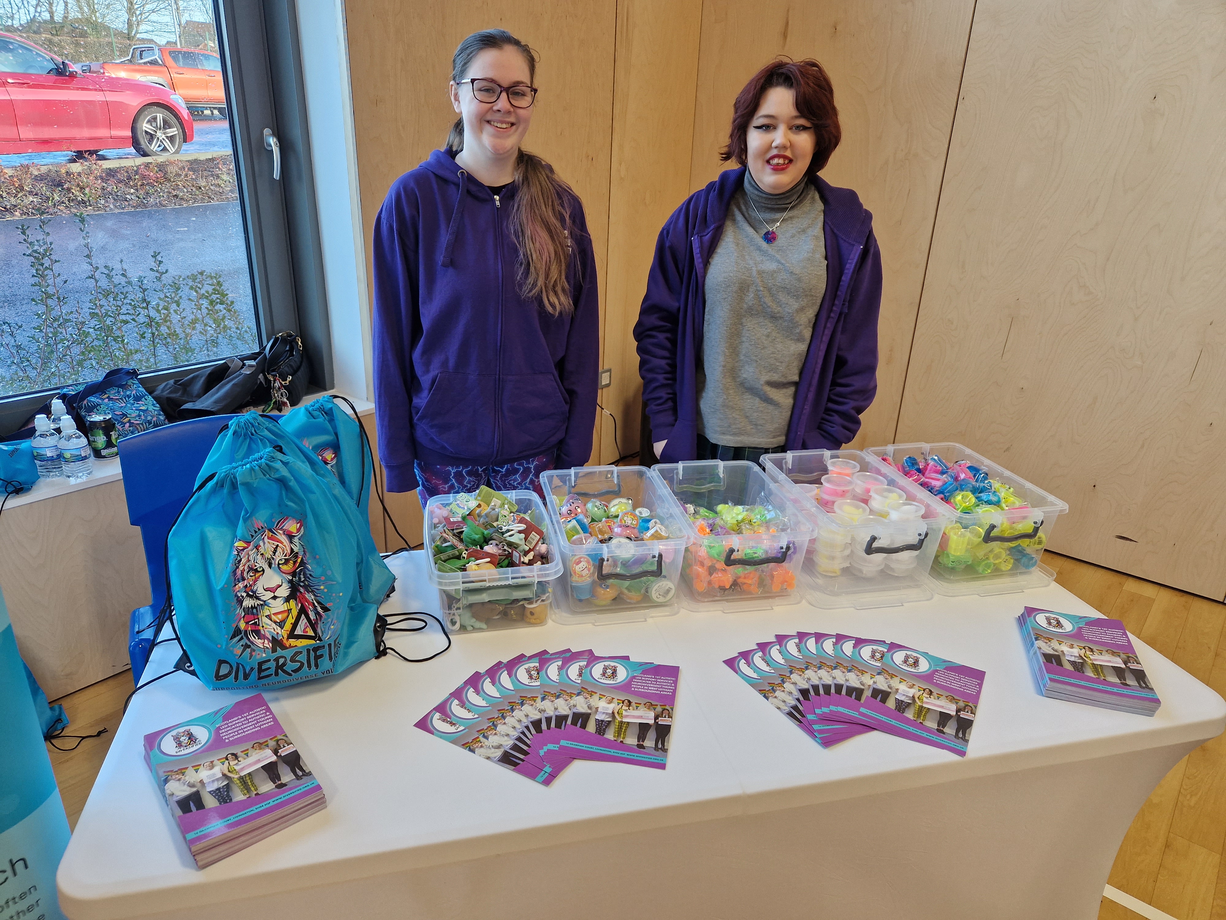 Members of Diversified - Scotland's Autistic Youth Led Charity