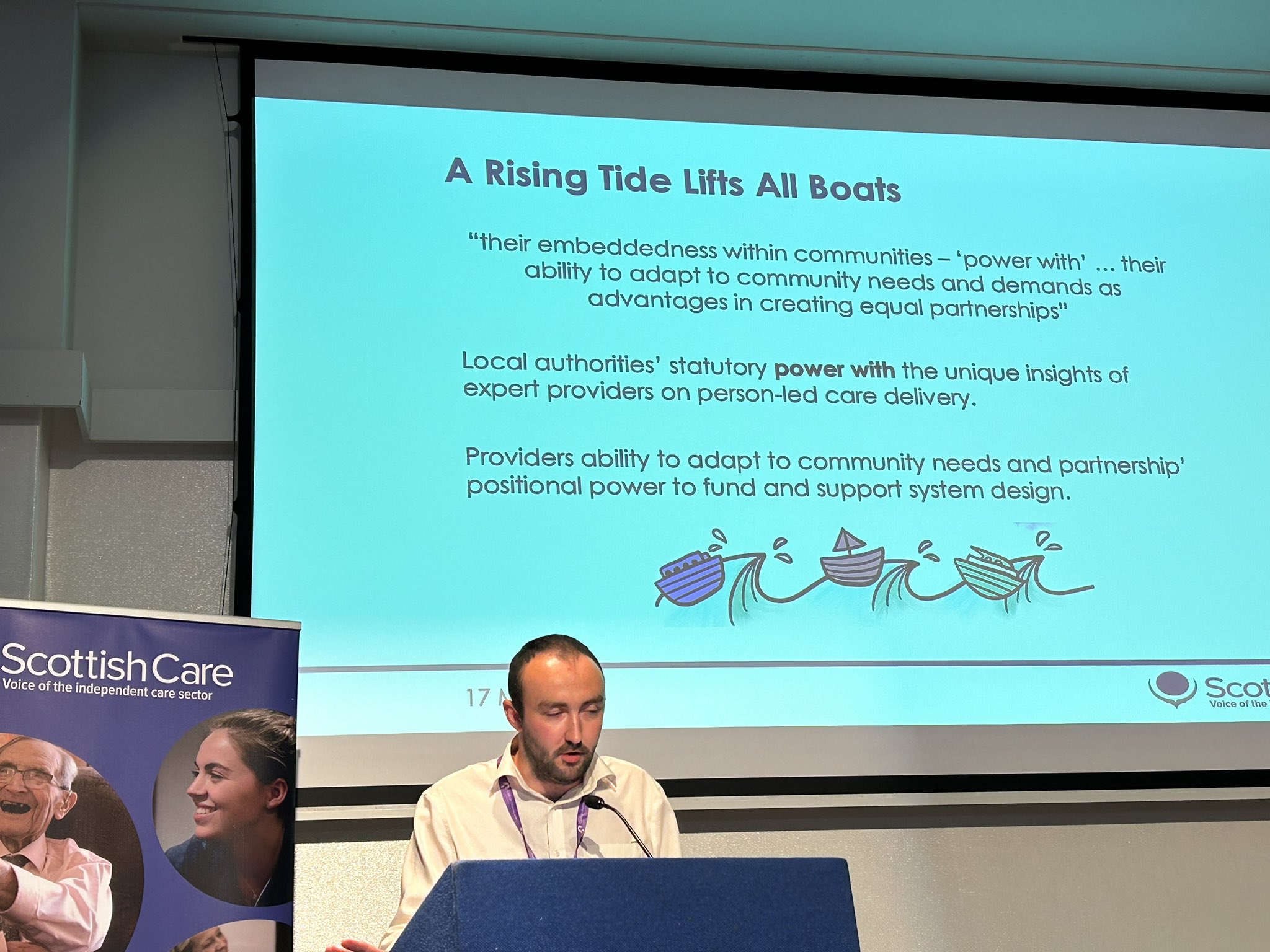 Fraser Smith, policy lead (ethical commissioning), Scottish Care